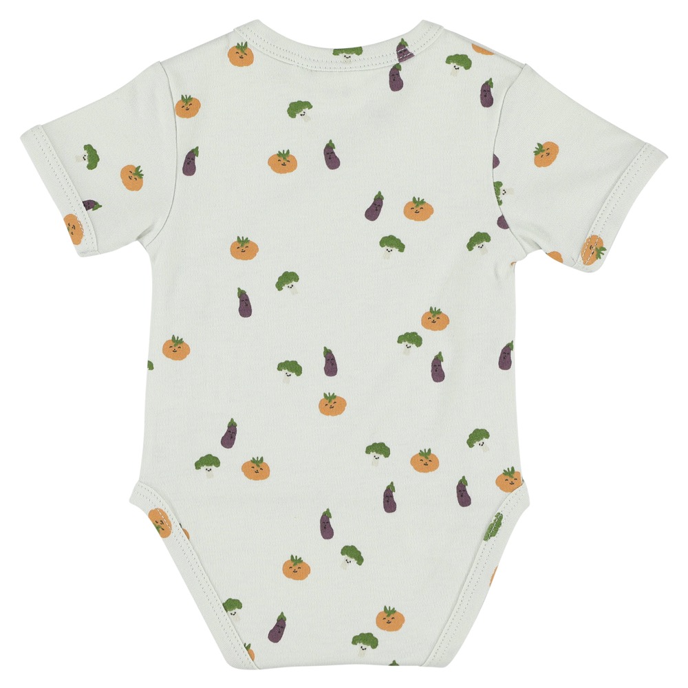 Newborn body corto - Friendly Vegetables